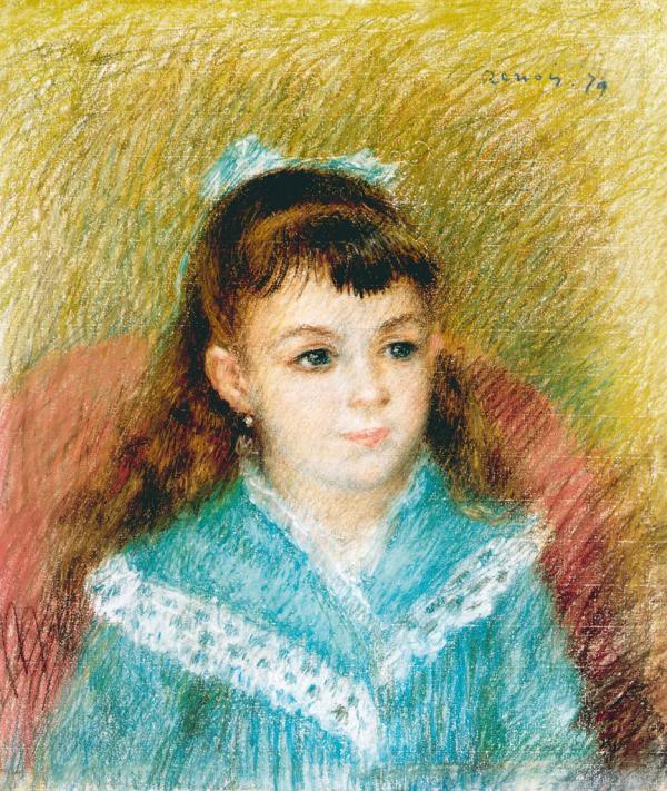 ピエール＝オーギュスト・ルノワール　「少女の肖像」
