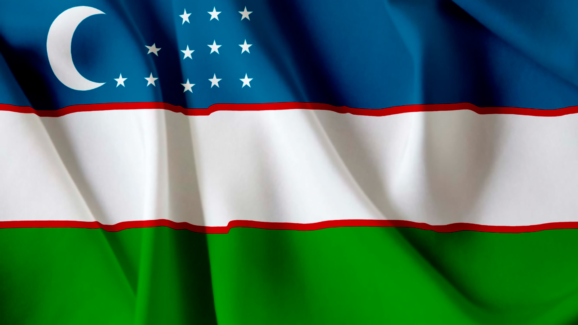 ウズベキスタンの国旗の画像 ジーソザイ