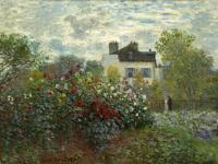 クロード・モネ　「アルジャントゥイユの家の庭」