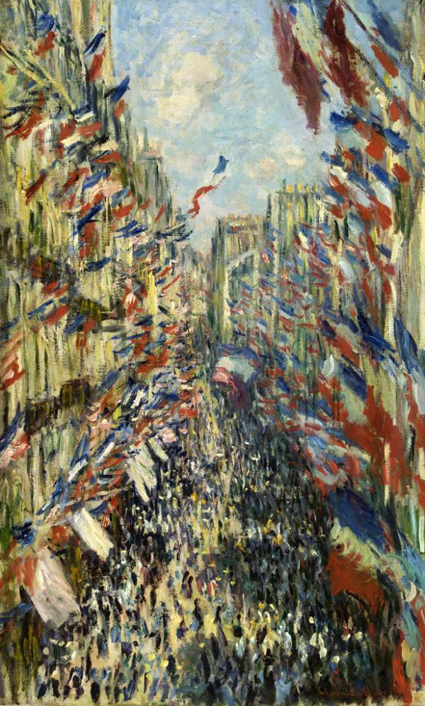 クロード モネ モントルギュイユ街 1878年6月30日の祝日 の画像 ジーソザイ