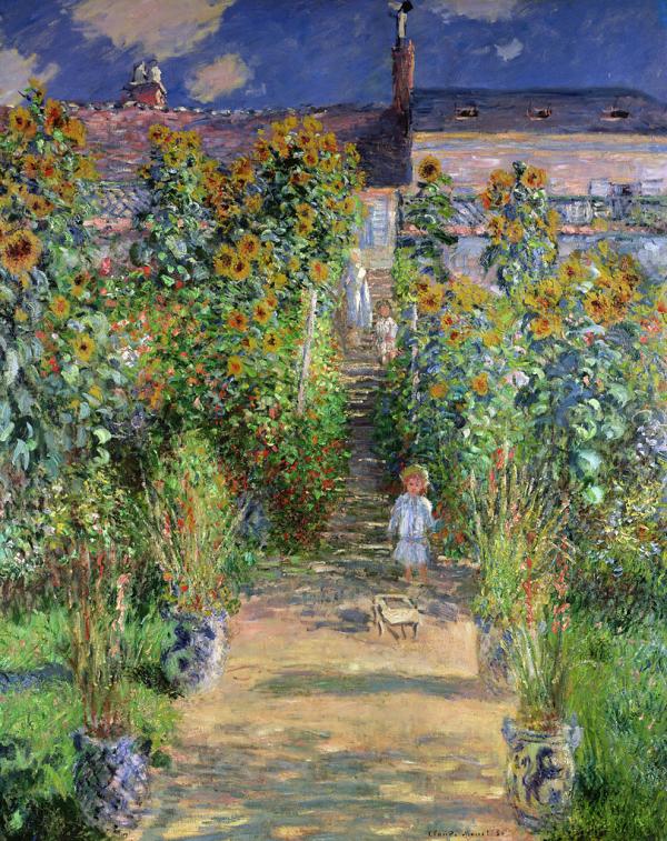 クロード・モネ　「ヴェトゥイユの画家の庭」