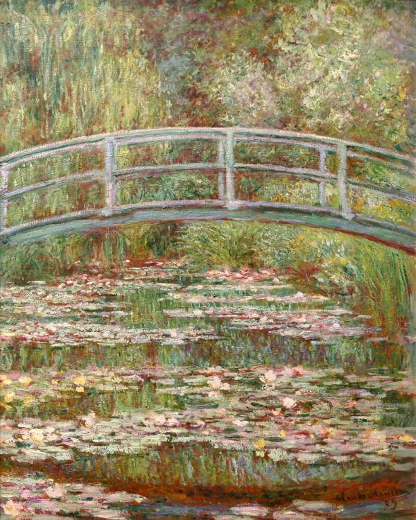 クロード・モネ　「睡蓮の池に架かる橋」