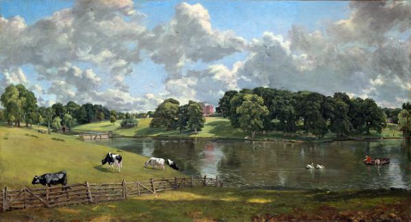 ジョン・コンスタブル「ワイブンホー・パーク Wivenhoe Park」1816