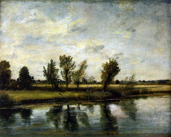 ジョン・コンスタブル「ソールズベリーの湿原」1829