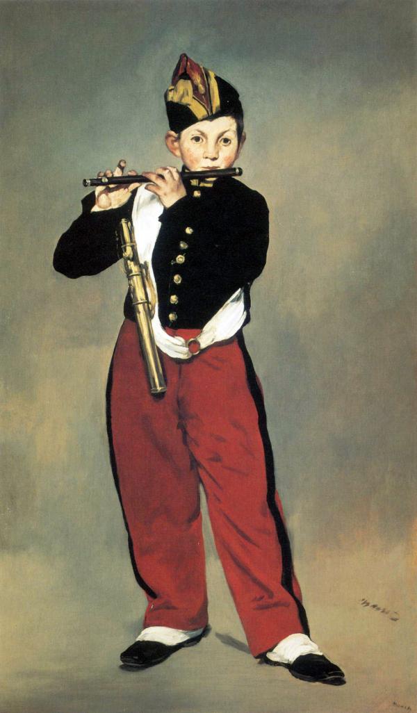 エドゥアール・マネ「笛を吹く少年」1866