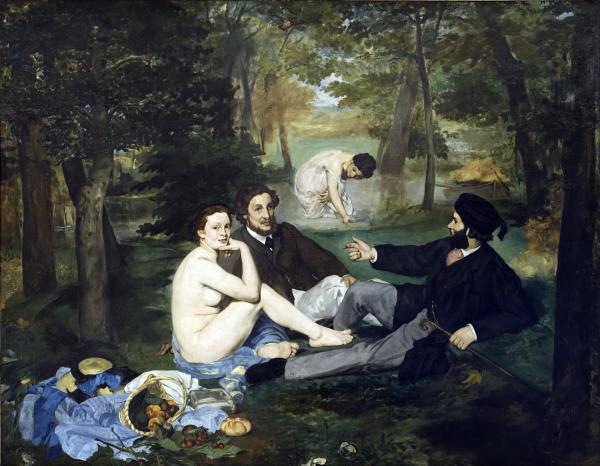 エドゥアール・マネ「草上の昼食」1862